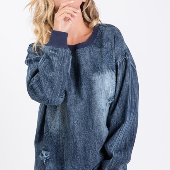 Denim sweater - Picture 5 of 5